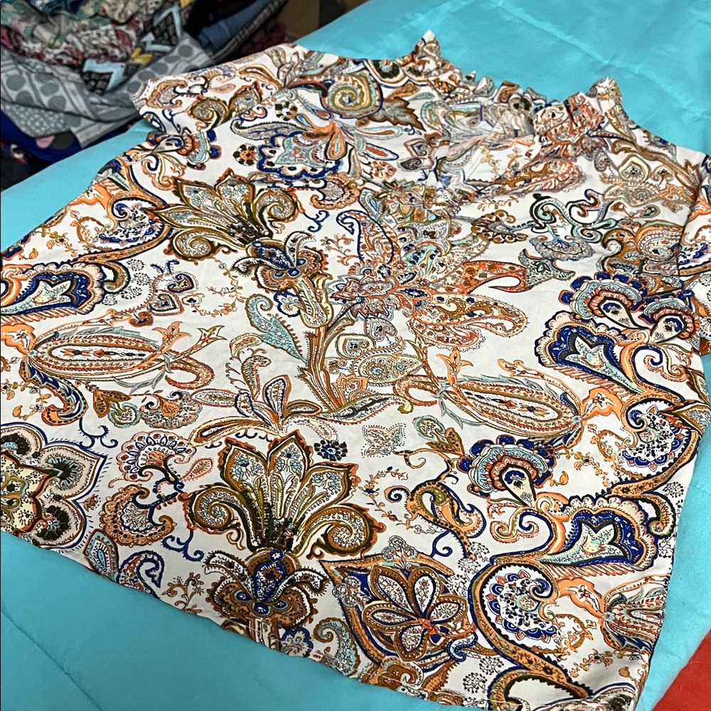 Paisley Print Blouse